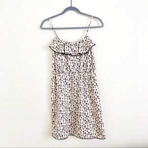 Eloise Silky Lace & Ruffles with Keys Slip Dress